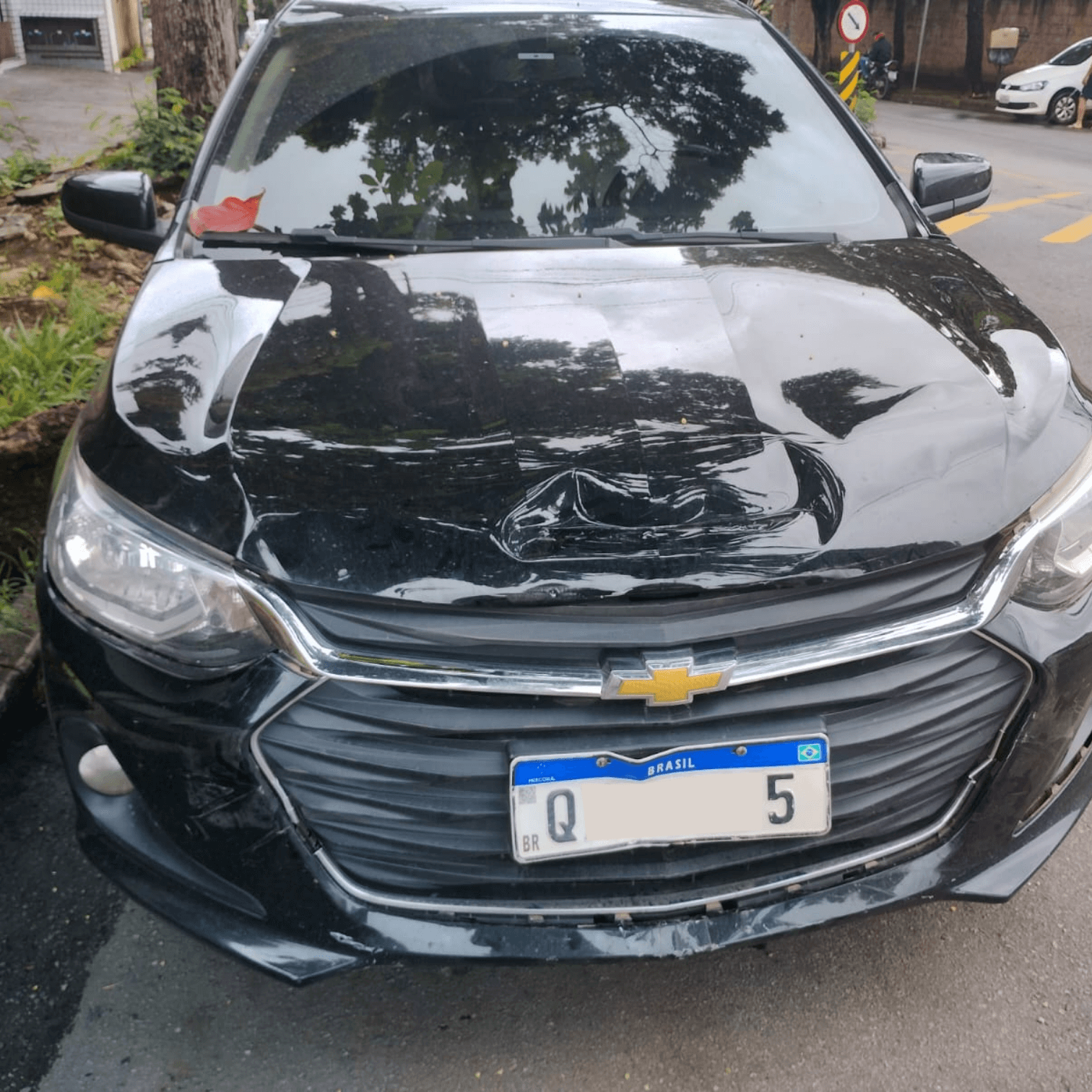 Antes do reparo em Chevrolet Onix