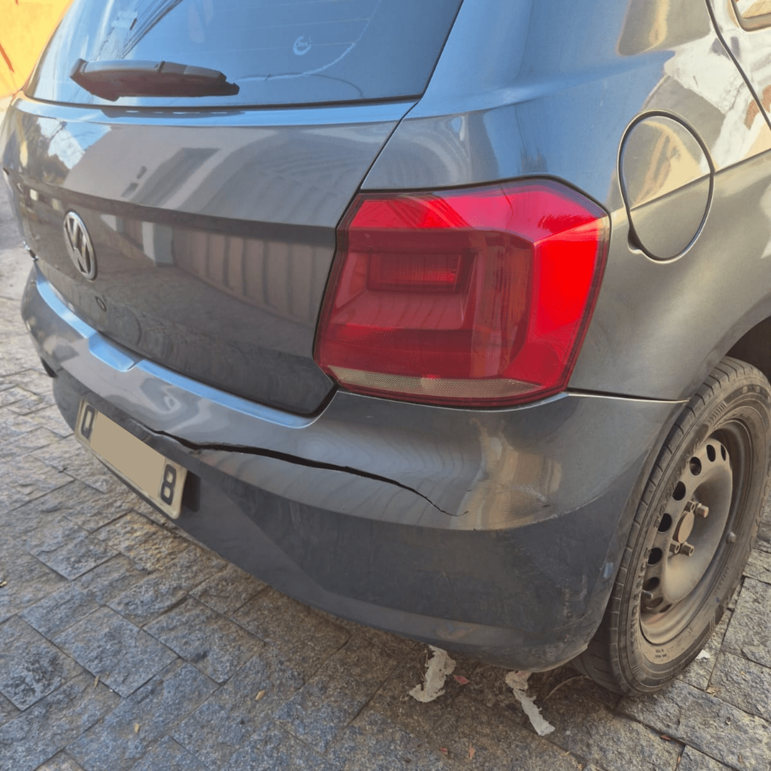 Antes do reparo em Volkswagen Gol
